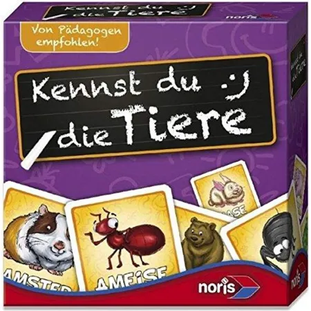 Noris Spiele Mini Lernspiel Kennst du die Tiere