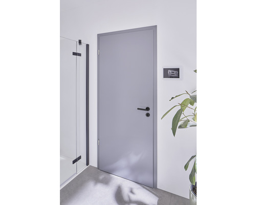 Pertura binnendeur Soley gelakt edelgrijs 86x198,5 cm links