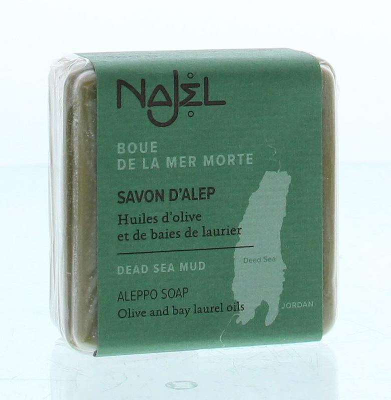 najel Aleppo Zeep Scrub Dode Zee Klei 100 Gram