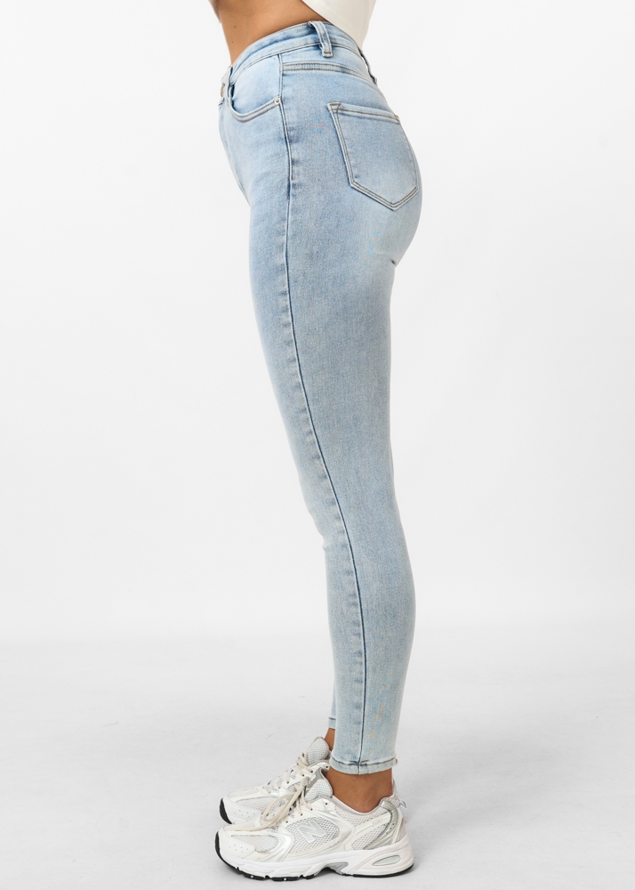 Skinny jeans sky blauw