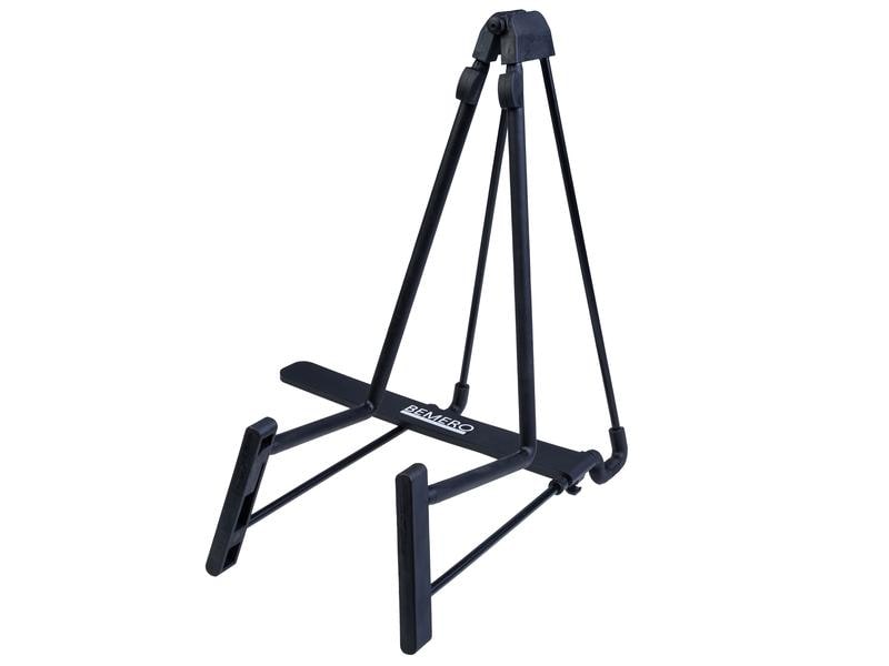 Bemero A-Gitarren-Ständer GS-5033BK Schwarz Faltbarer Akustik-Gitarrenständer