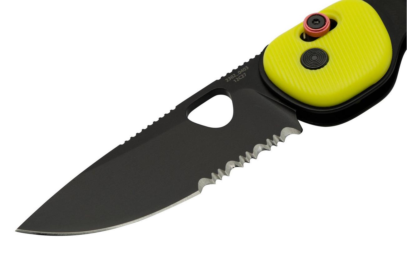 The James Brand The Redstone, Neon, Turquoise PP, black, Serrated, KN118191-01, zakmes
