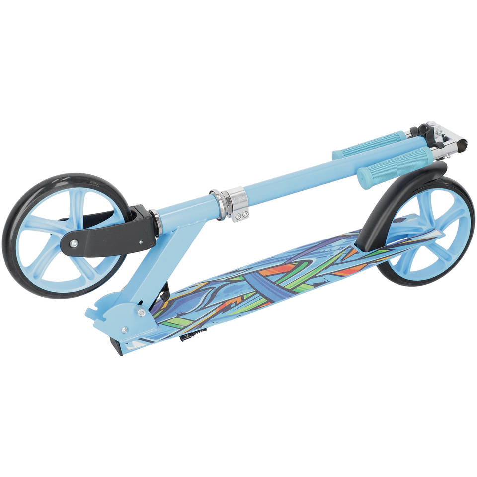 Opvouwbare scooter - 200 mm - blauw