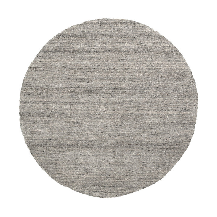 Rond Berber vloerkleed - Aicha Grijs | Comfortabel