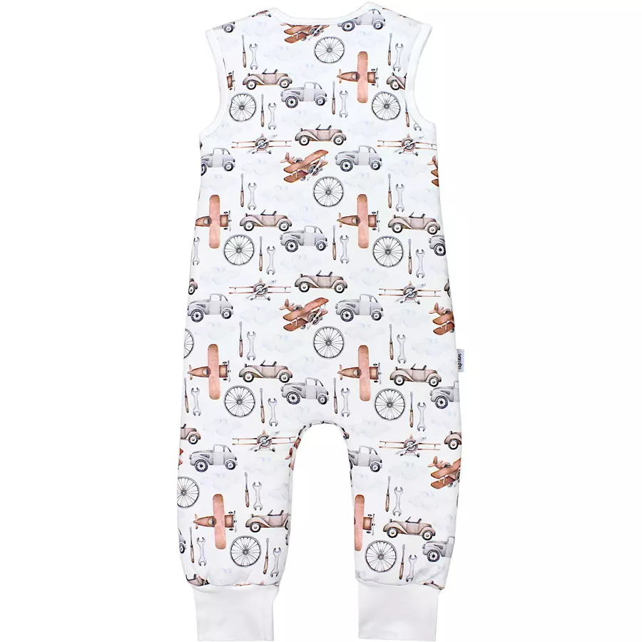 TupTam Baby  Winter Schlafsack mit Beinen 2,5 Tog weißbronze