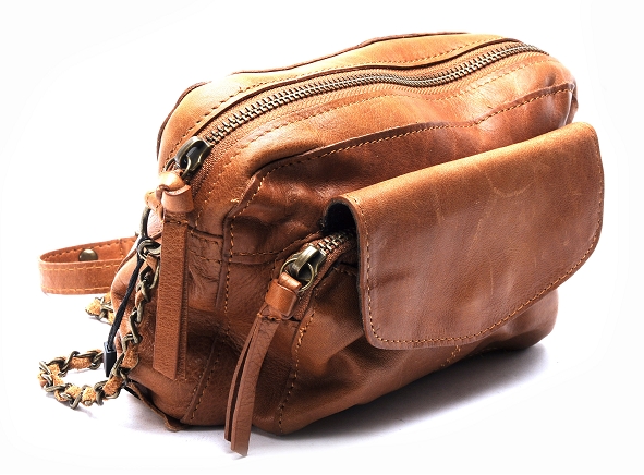 Pieces ville accessoires pcnaina leather cross body fc noos marron