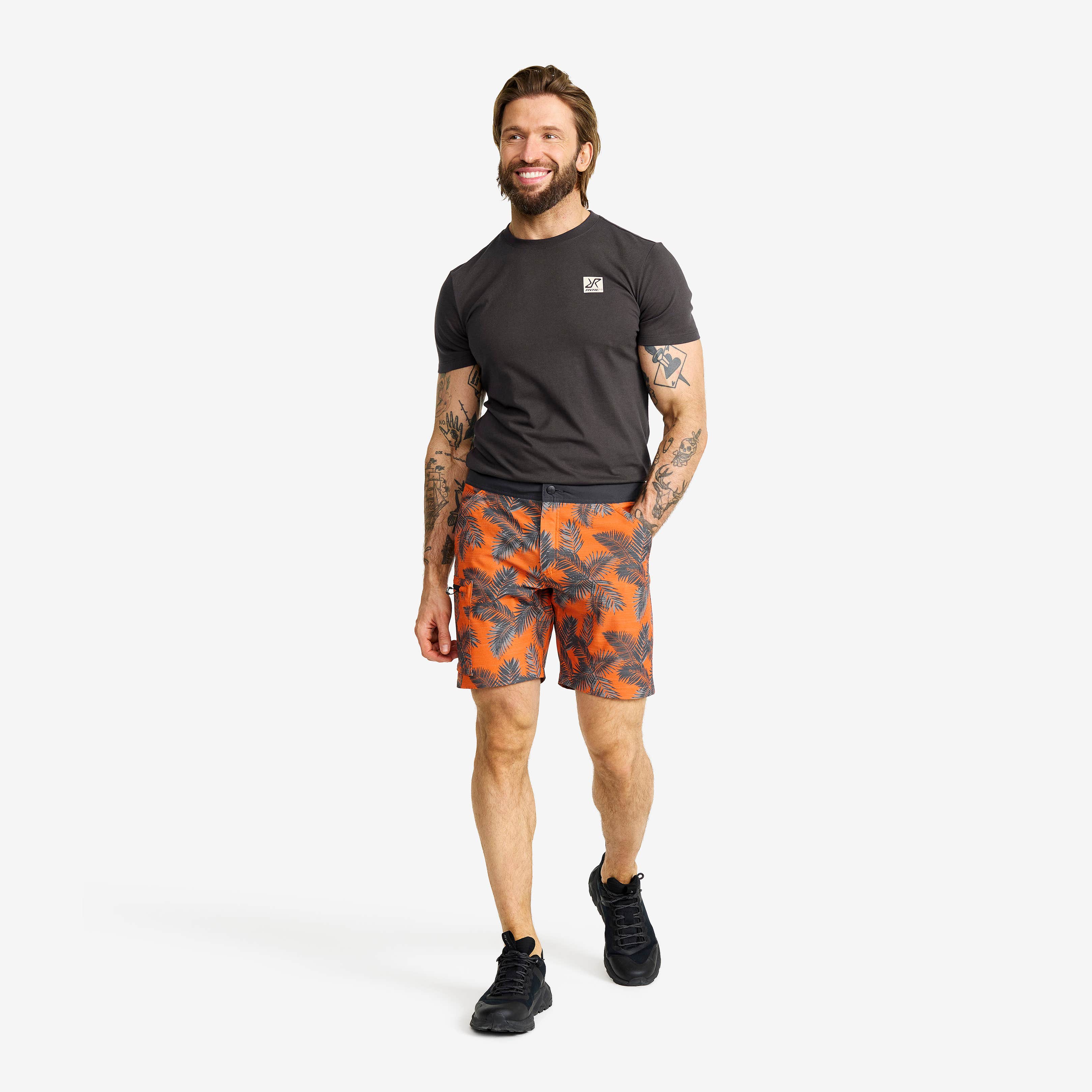 Boarderline Shorts Herre Hawaiian Sunset Palm