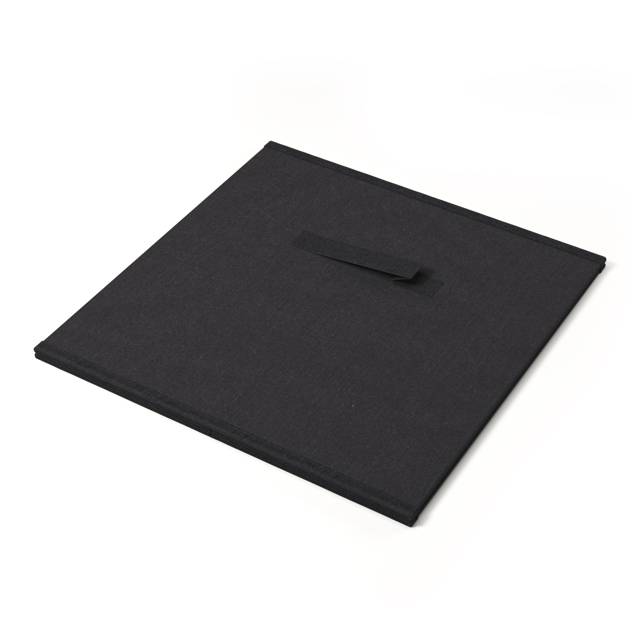 Aufbewahrungsbox 33 x 33 cm 2er Set schwarz