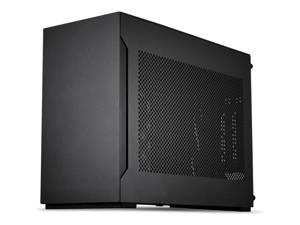 Lian Li A4-H20 X4 - Lille etui - mini ITX - ingen strømforsyning - sort anodiseret, mat sort - USB/Lyd