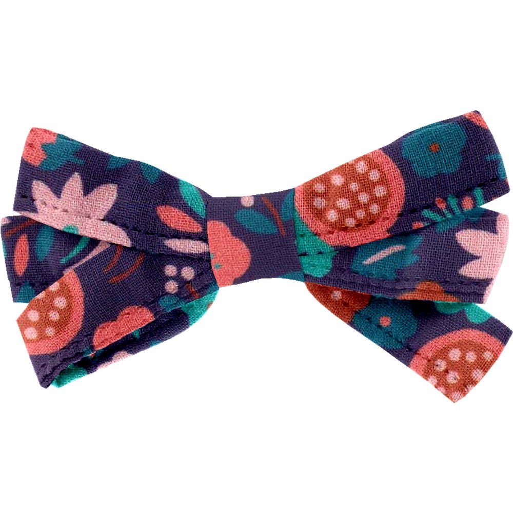 Barrette Ruban Huppette Fleurie