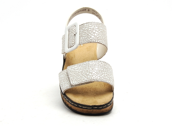 Rieker nu pieds talons femme 62950 blanc