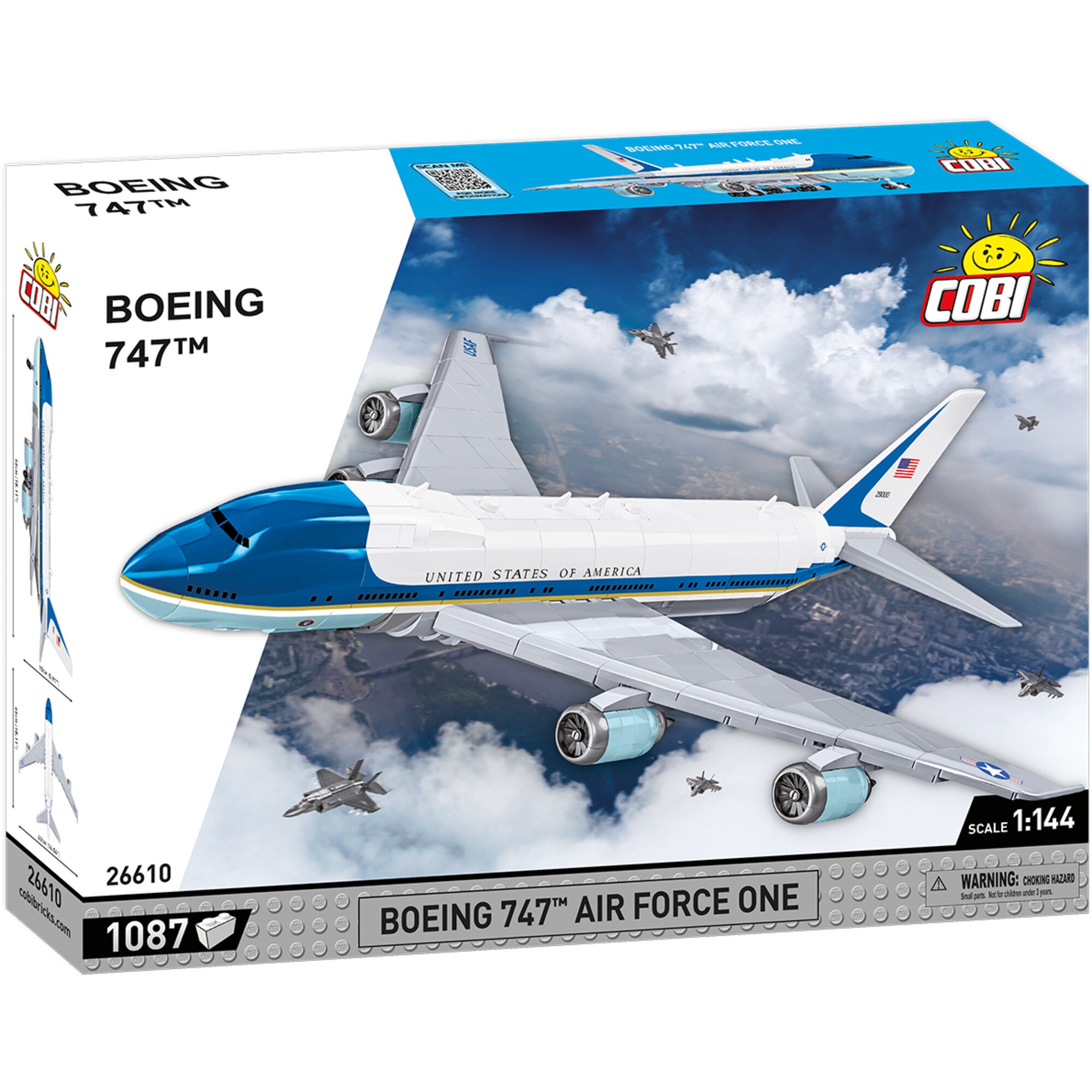 COBI Konstruktionsspielzeug Boeing 747 Air Force One