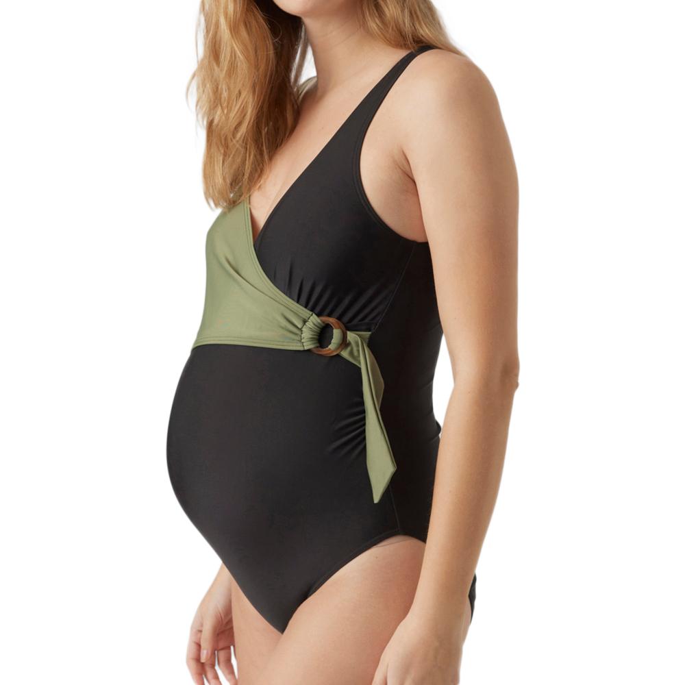 Mamalicious Maillot de bain Vert/Noir Femme Mamalicious 20017625