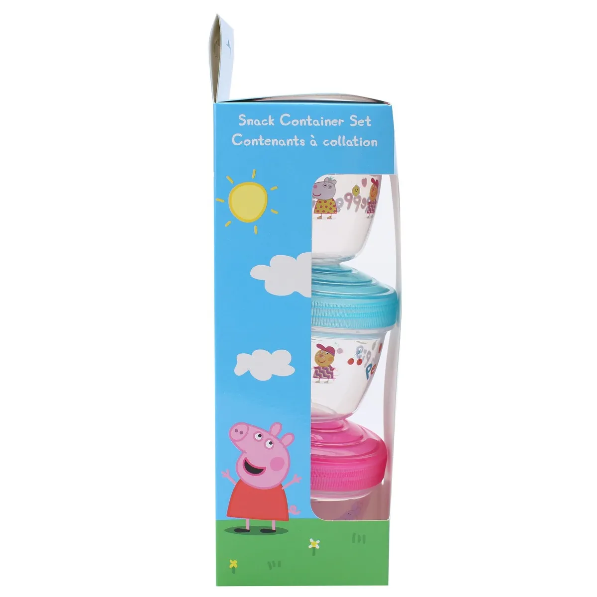 Peppa Pig Ensemble (3) Contenants Peppa Pig