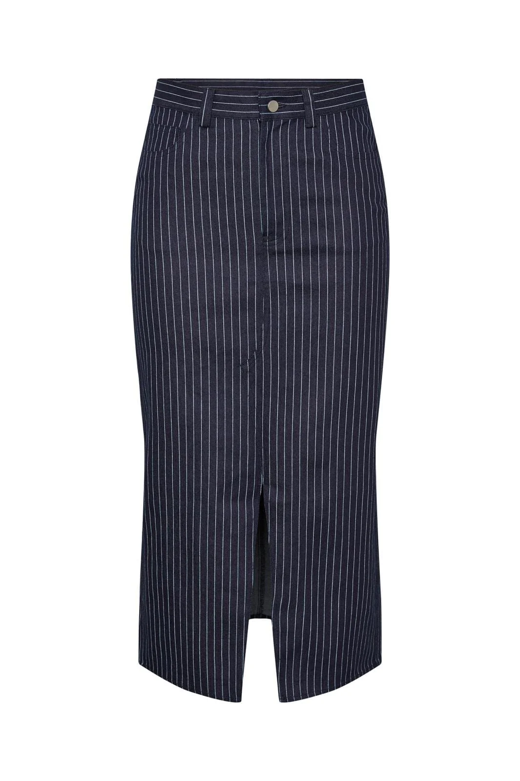 Pieces Pcadella Denim Midi Skirt