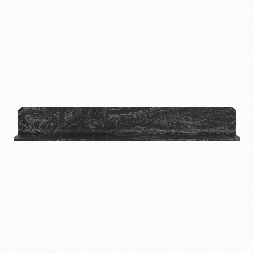 Mondiaz Spot spiegel rond Ø90cm met planchet lava