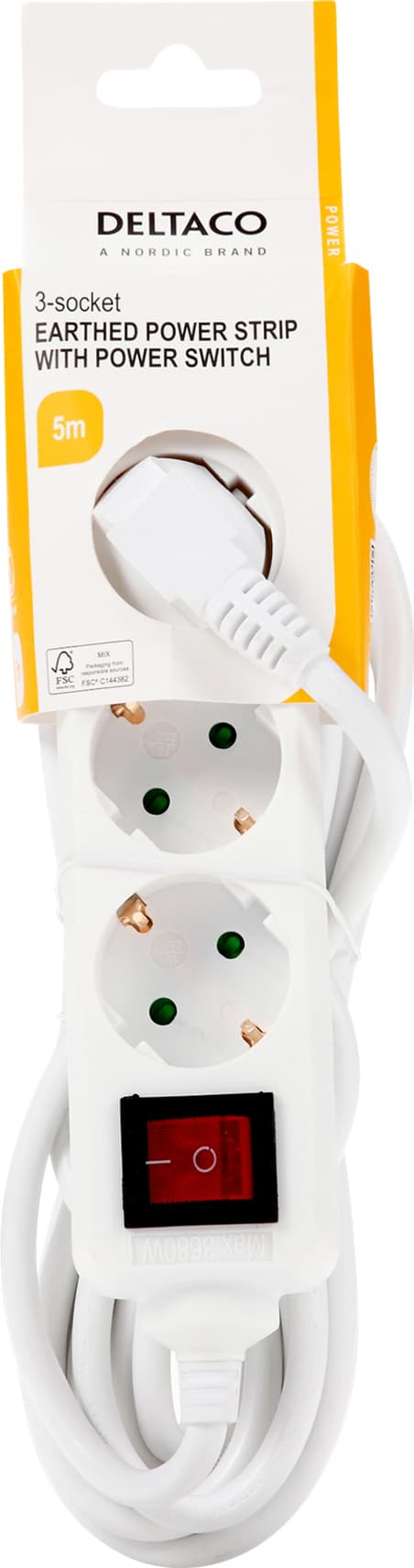 Deltaco stikkontakt GT-0352