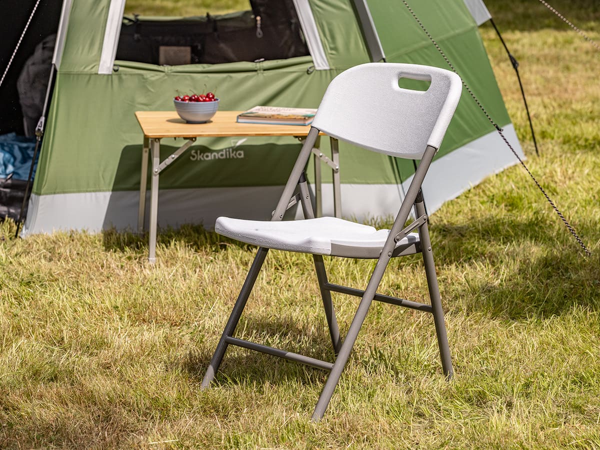 Skandika Masi set van 2 klapstoelen - White