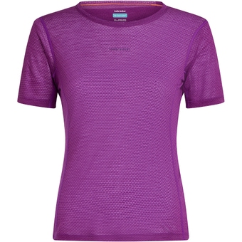 Icebreaker Merino 75 Cool-Lite Featherlight Crewe Funktionsshirt Kurz Passion Damen