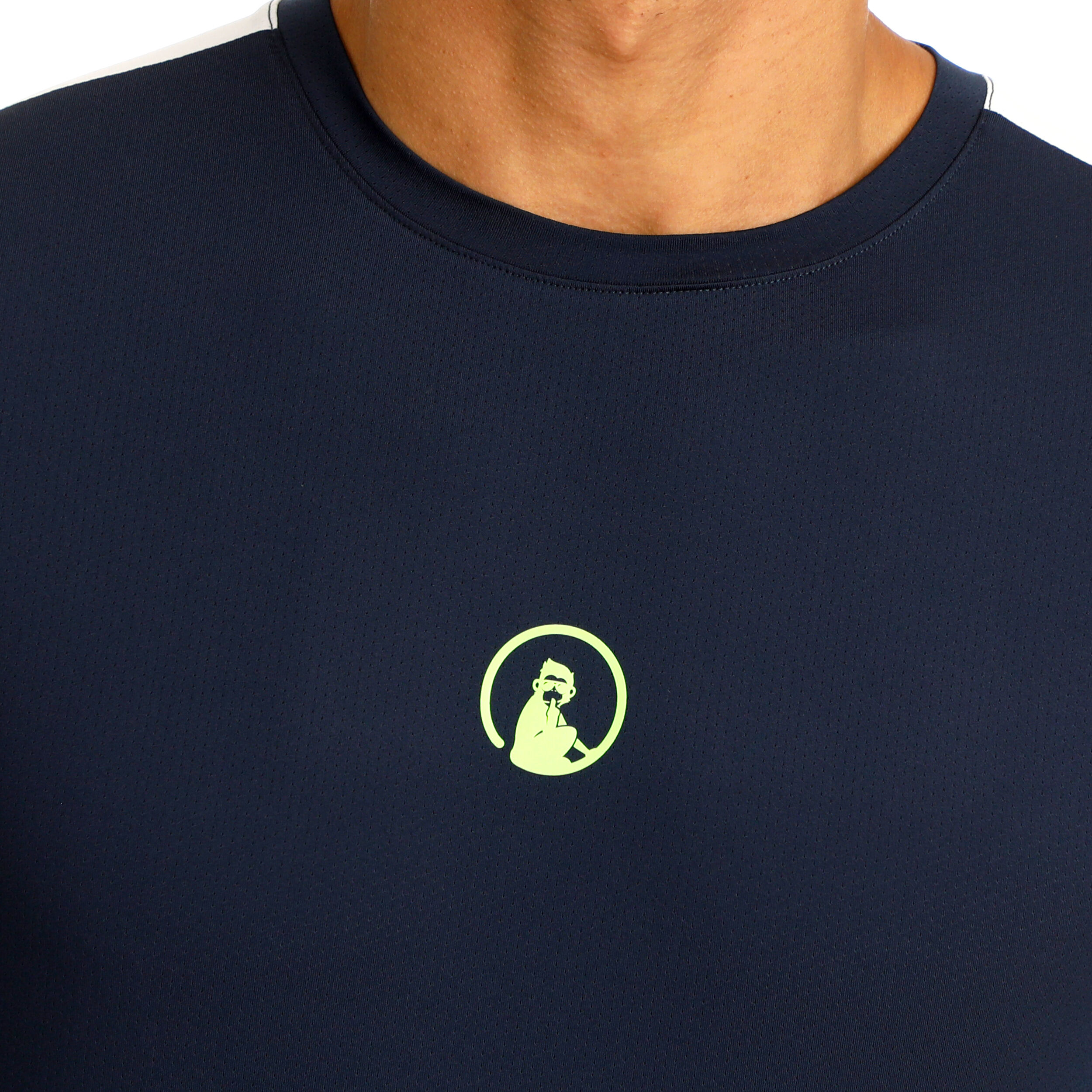 Quiet Please Wild Receiver Verti T-shirt Hommes - Bleu Foncé , Multicouleur
