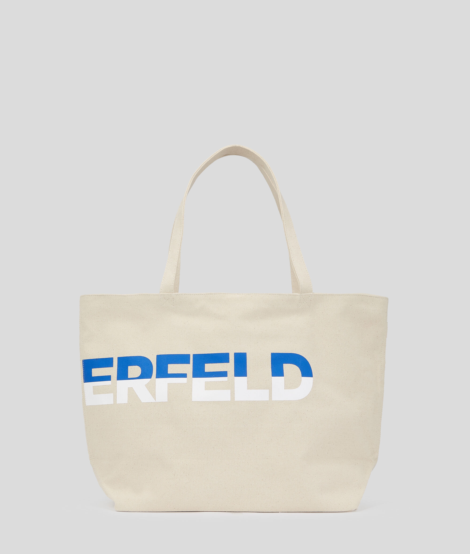 SAC SHOPPER EN TOILE AVEC LOGO KLJ AUDACIEUX