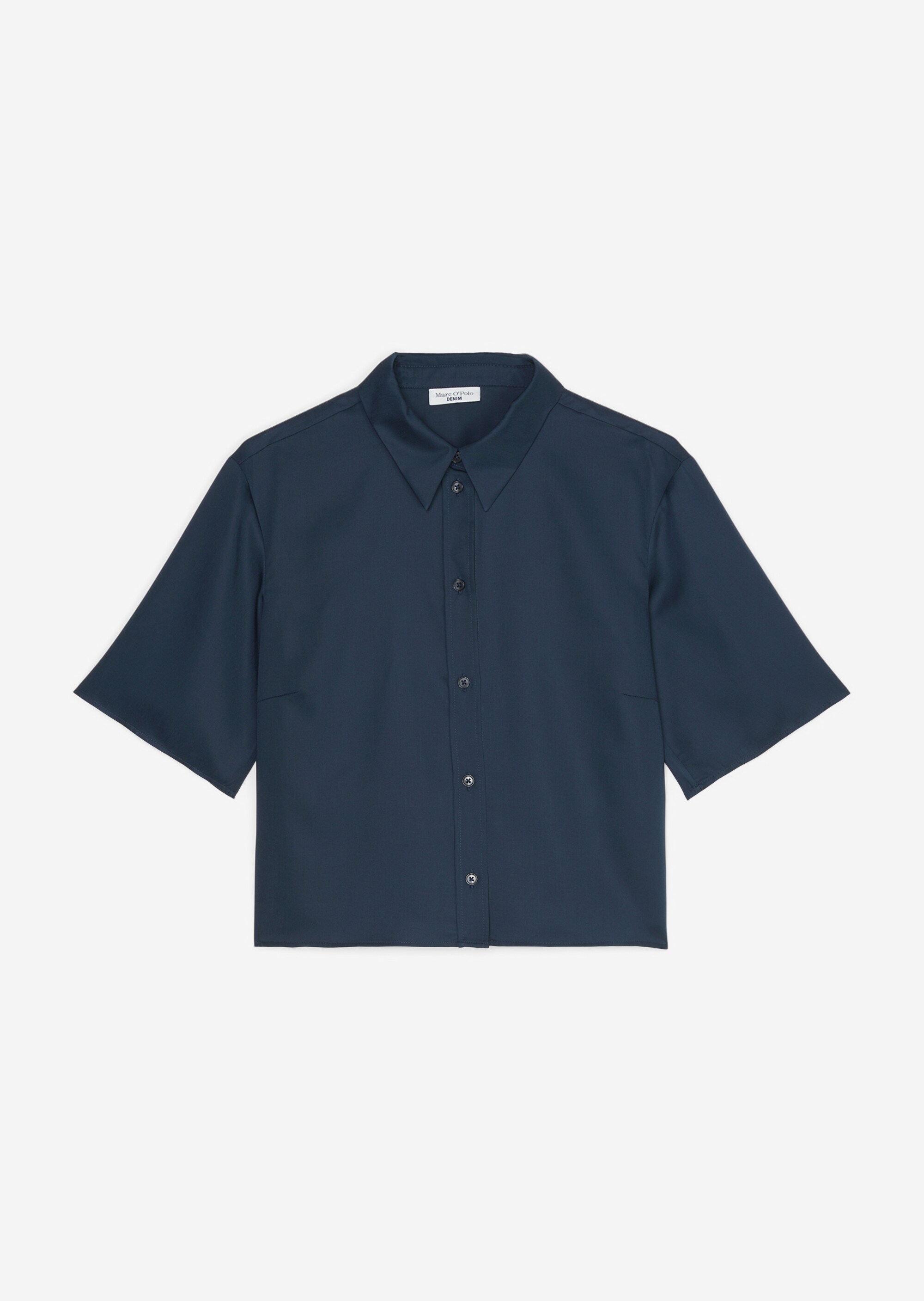 Crop-Bluse relaxed aus Tencel™ Lyocell