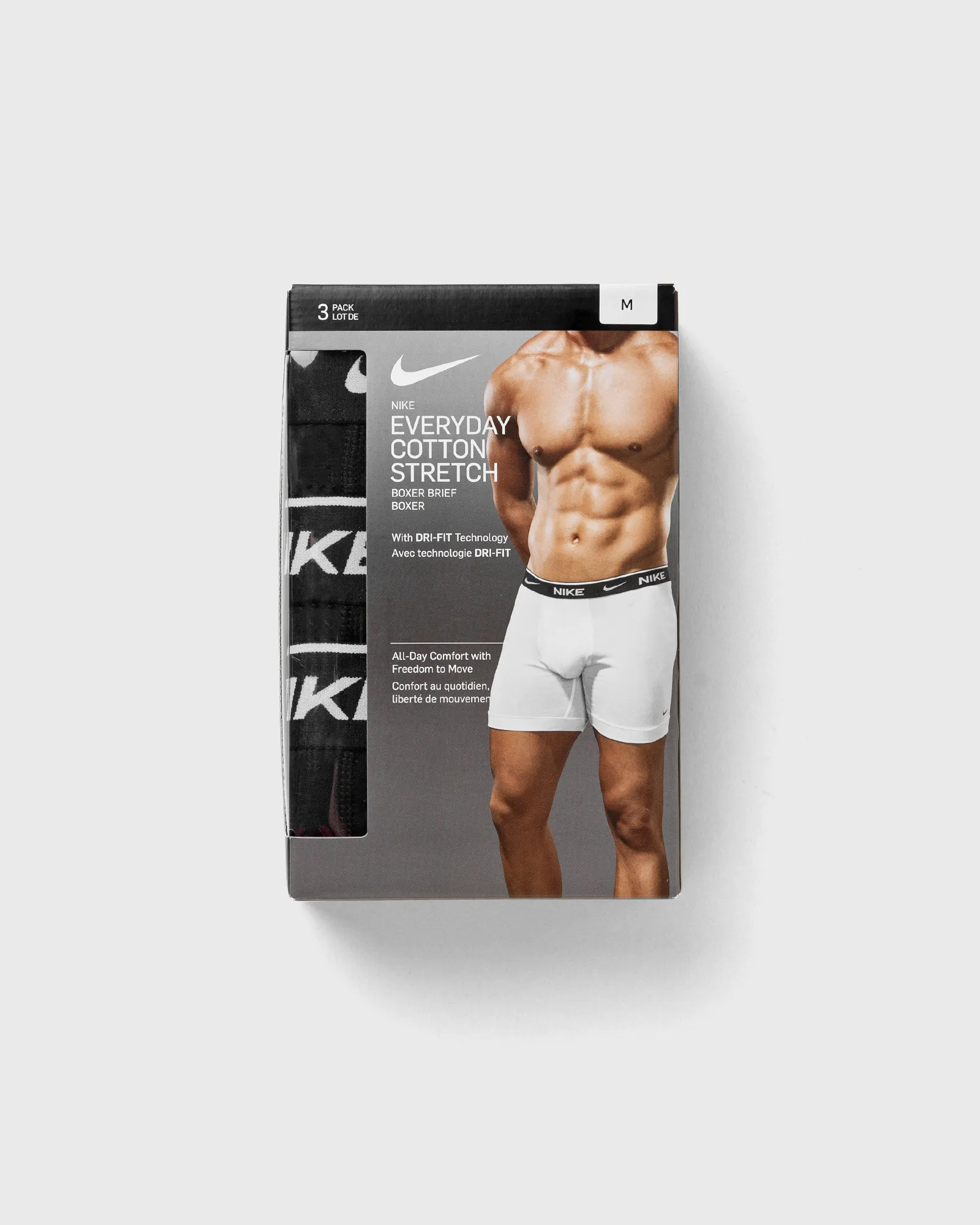 Nike EVERYDAY COTTON STRETCH BOXER BRIEF 3-PACK