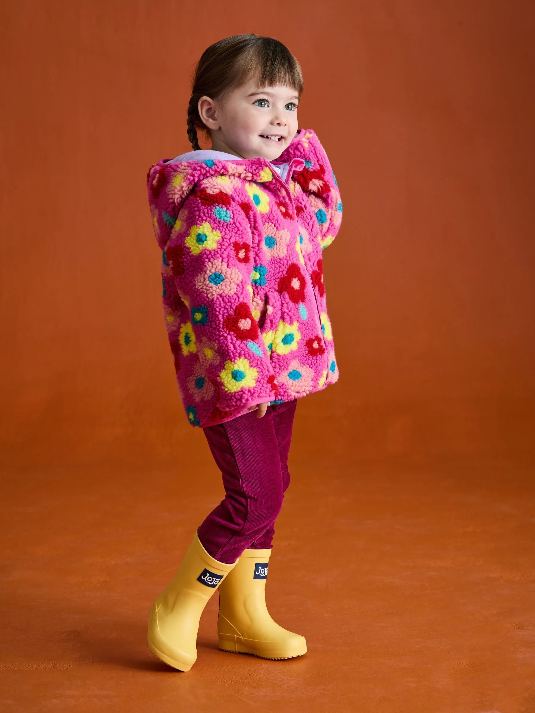 Geel - JoJo Maman Bébé Plain Wellies