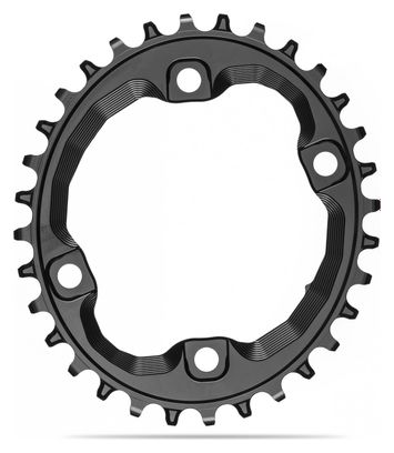 Plateau Ovale Narrow Wide AbsoluteBlack 96BCD pour Transmissions Shimano 12V Noir