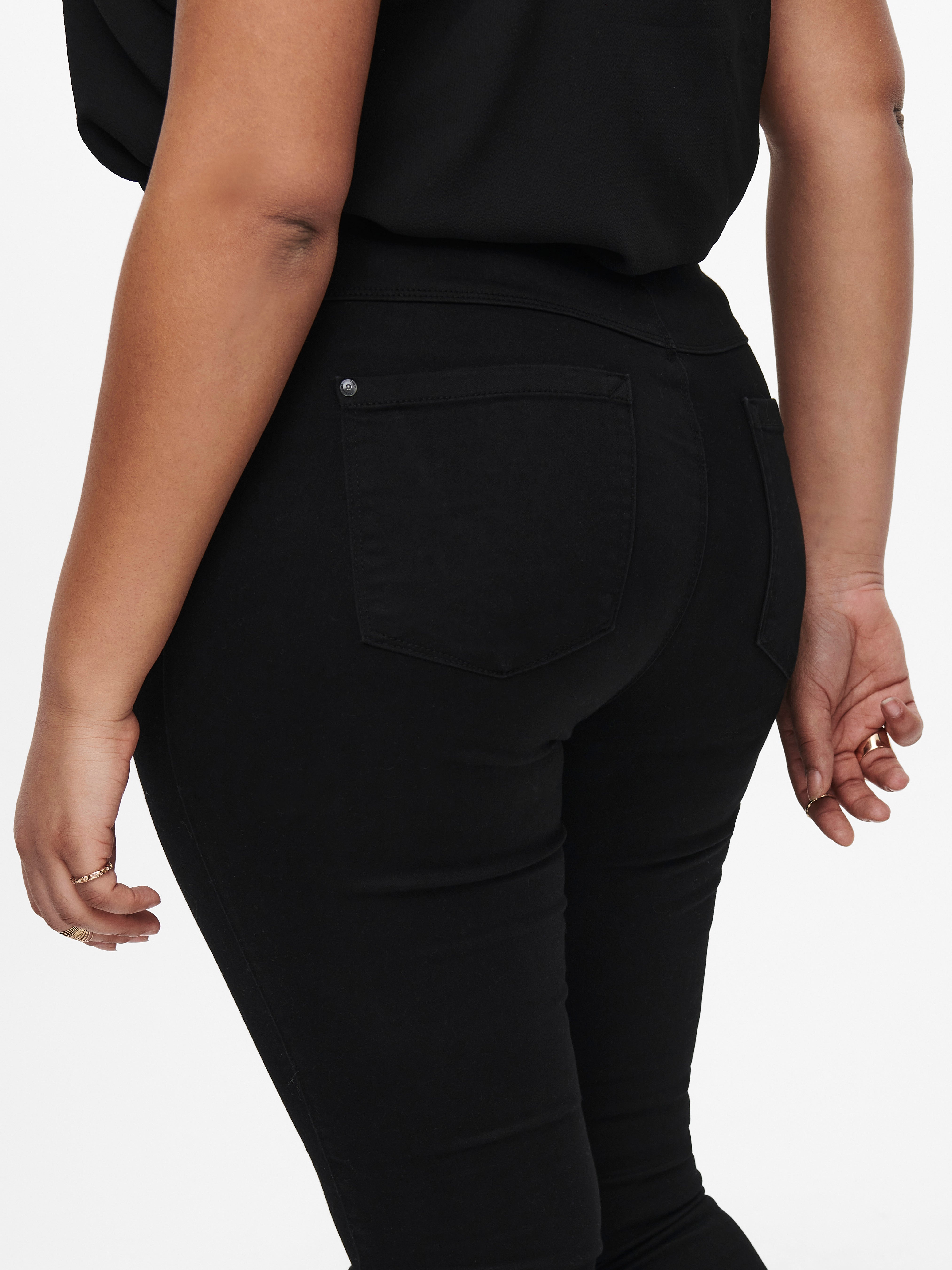 CARAUGUSTA Hohe Taille Skinny Fit Jeans Black