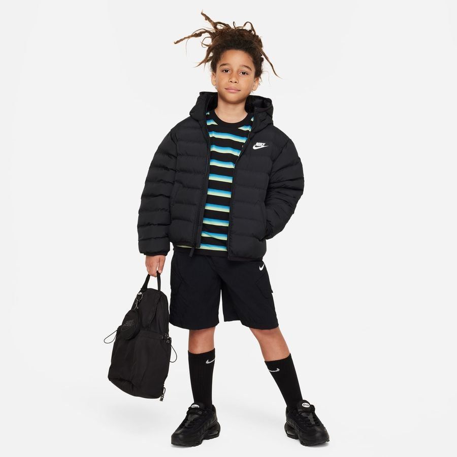 Nike Manteau d'Hiver NSW synthetic-fill - Noir/Blanc Enfant