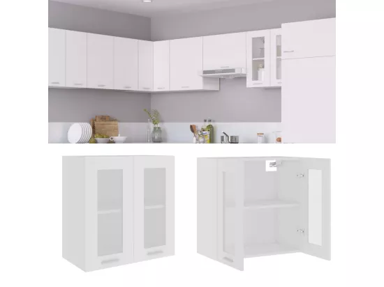Armoire en verre suspendue 