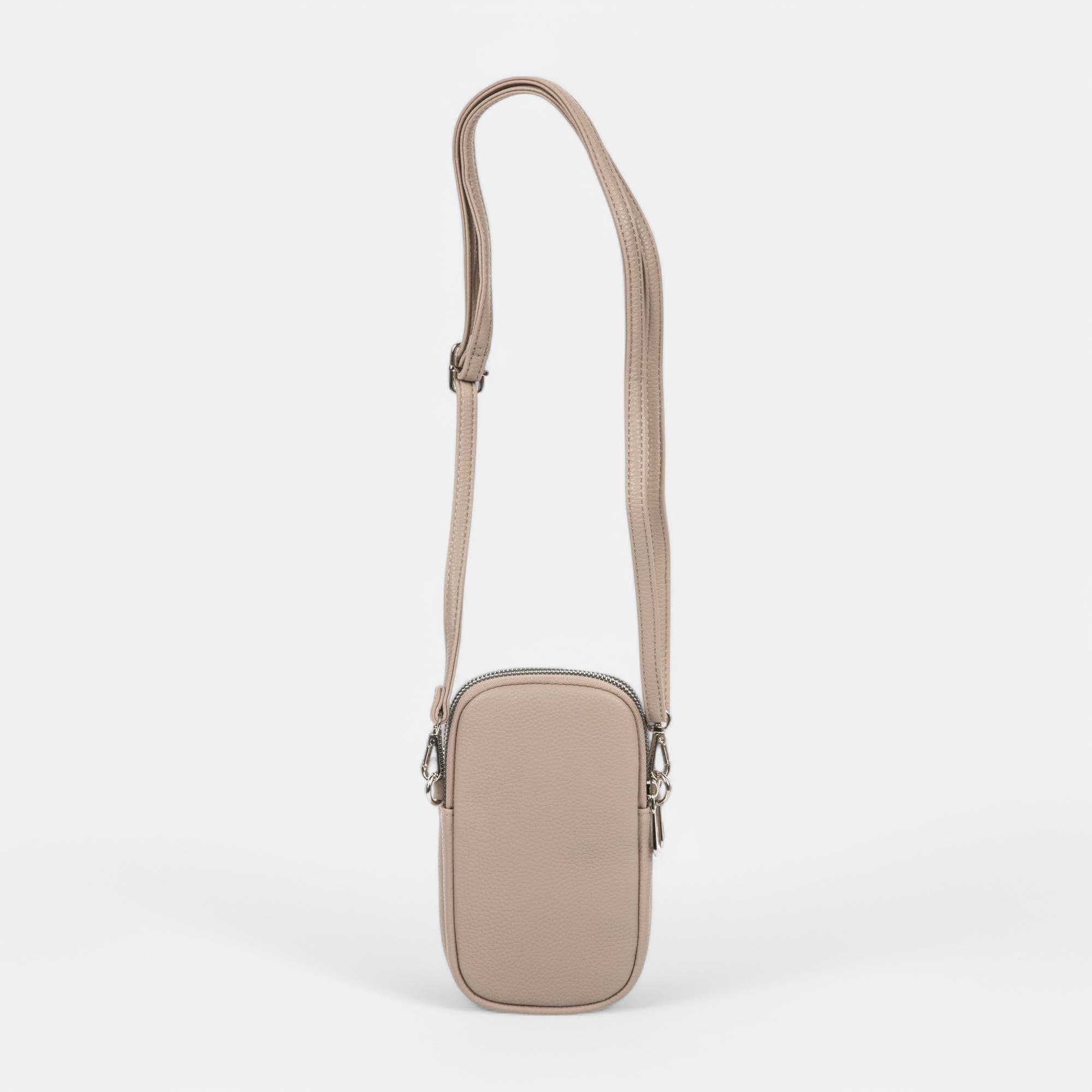 Pochette pour téléphone beige