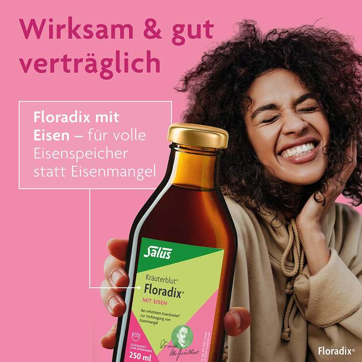 Floradix mit Eisen Lösung zum Einnehmen, 500 ml