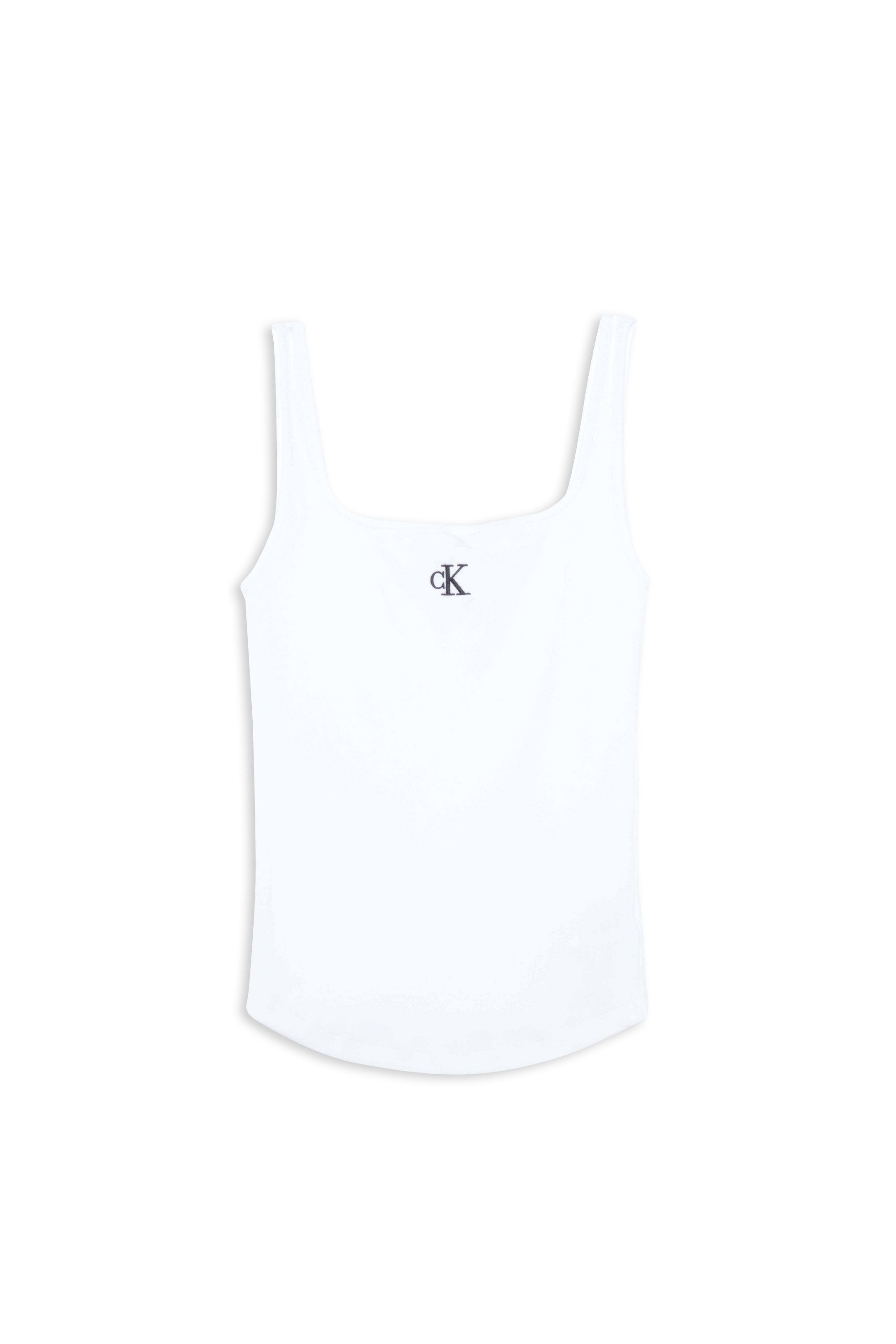 CALVIN KLEIN JEANS T-shirt CK RIB TANK TOP Blanc