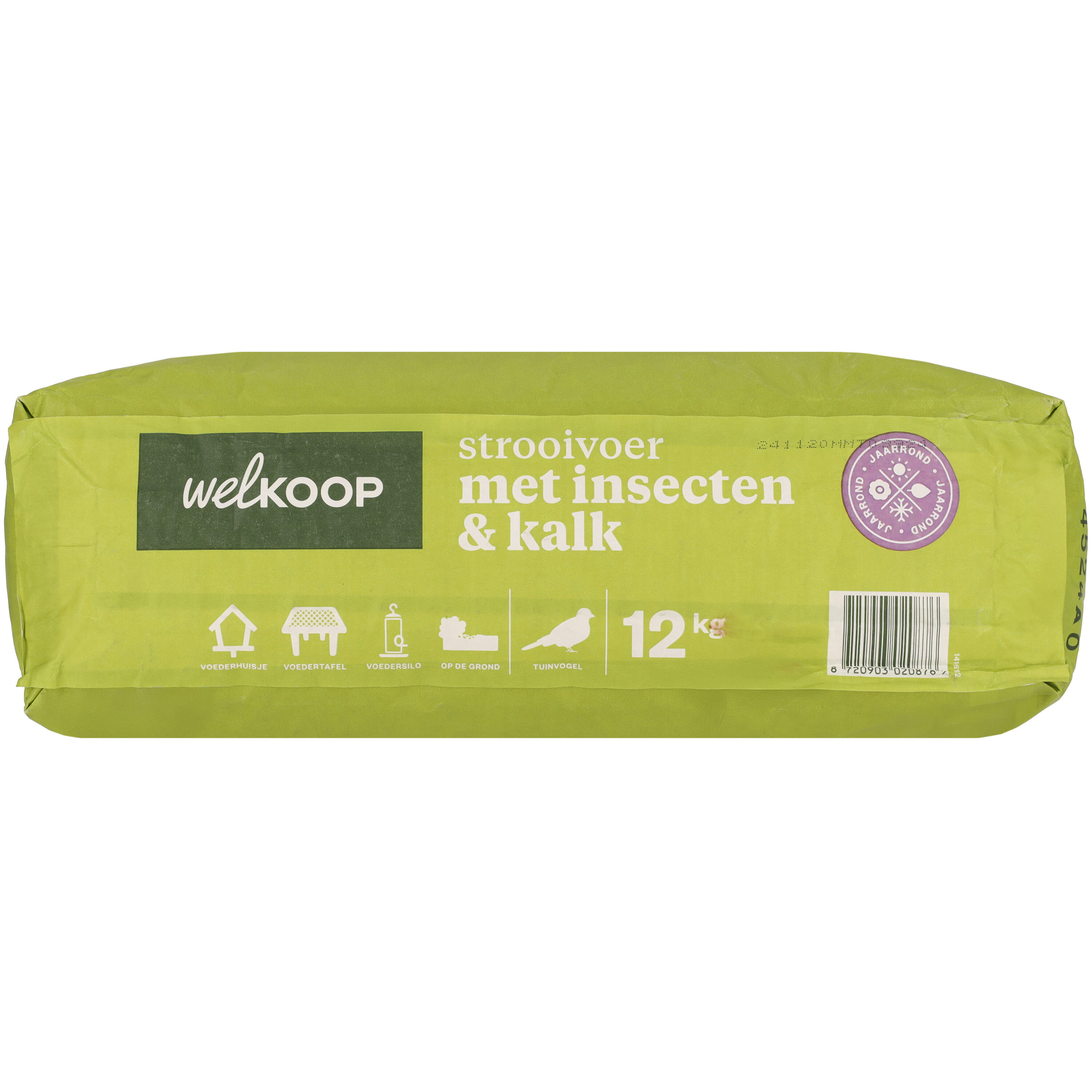 Welkoop - Strooivoer - Tuinvogelvoer - 12 Kilogram - Kalk, insecten