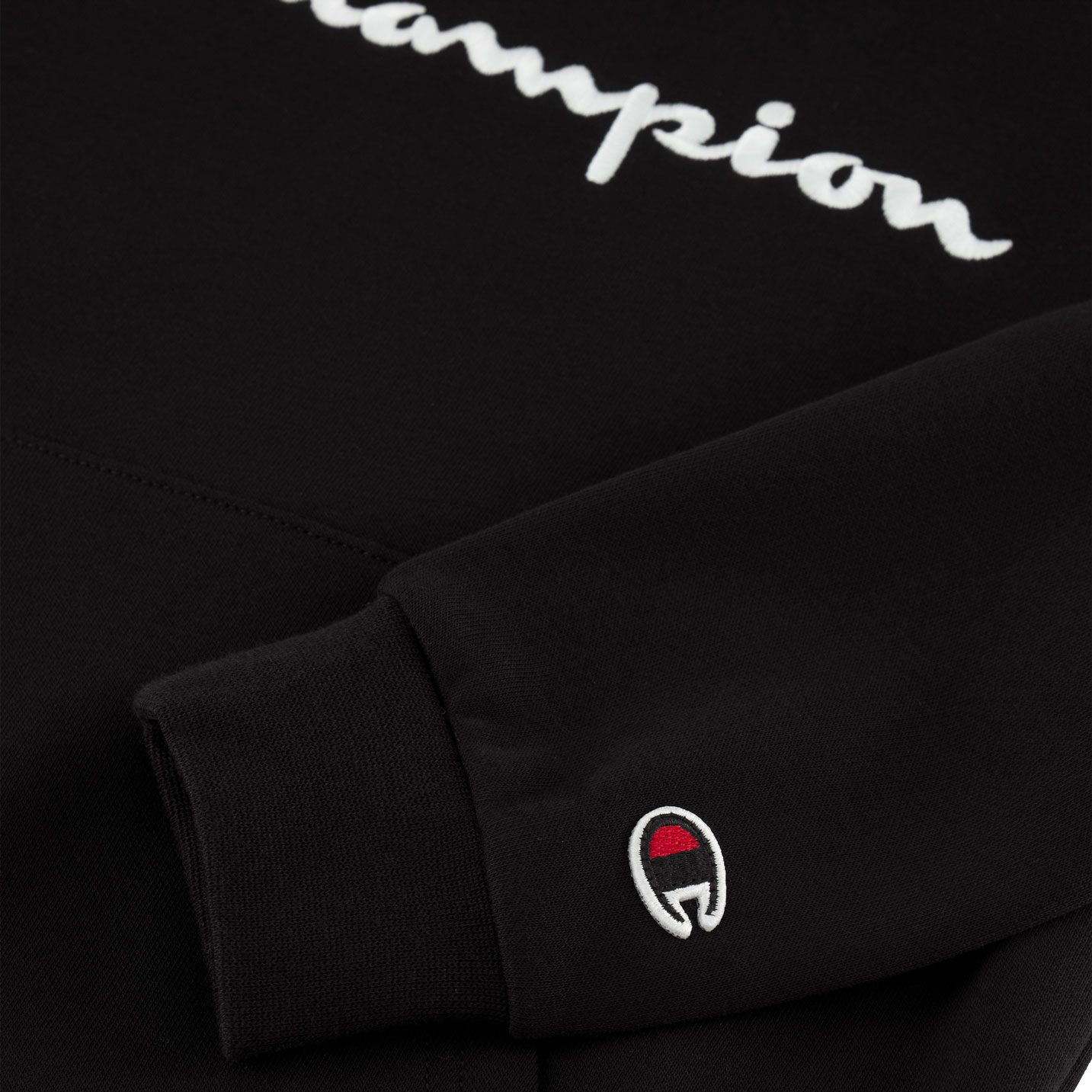 Champion Hooded Sweatshirt Jungen schwarz