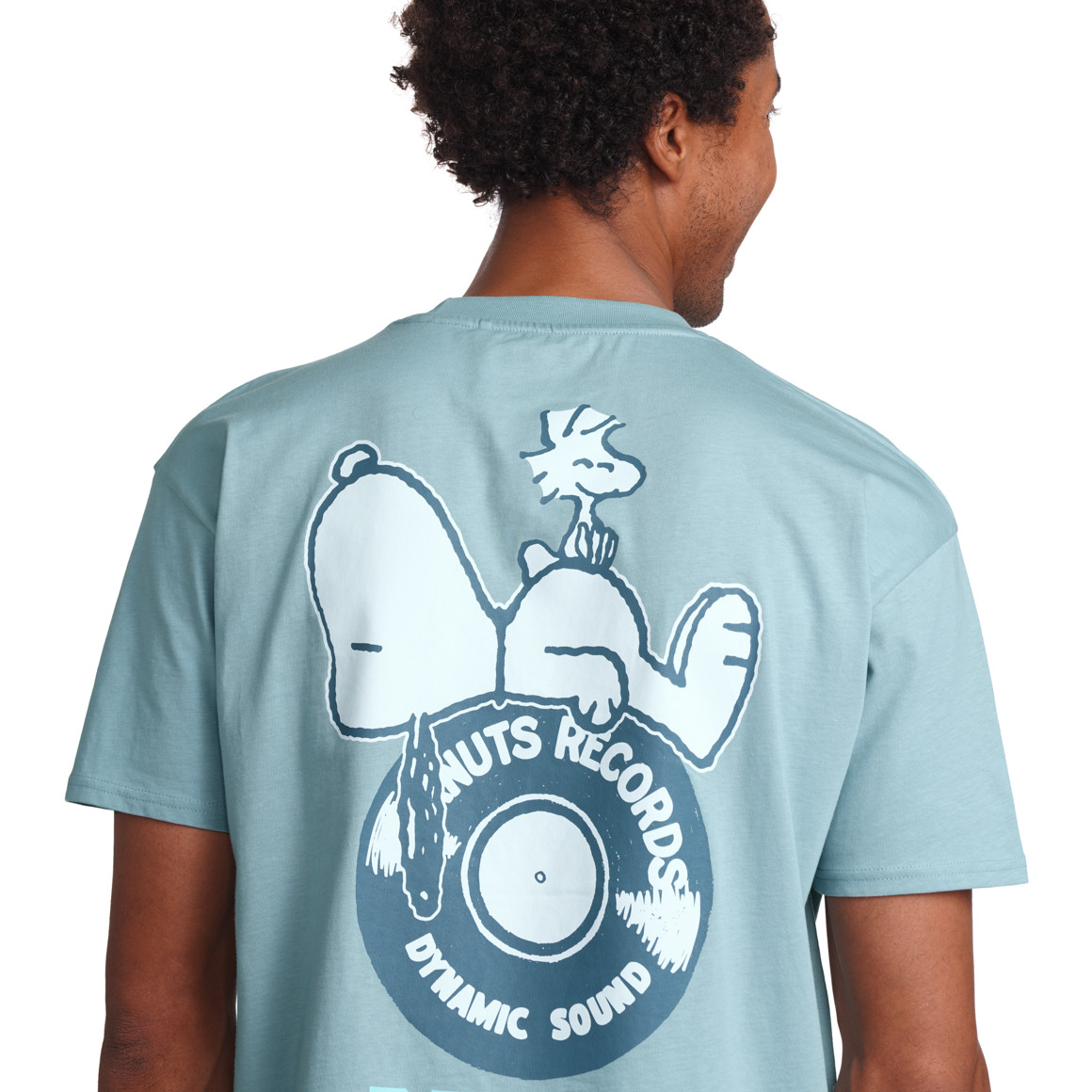 Jonas Nielsen Peanuts T-Shirt mit Print hellblau
