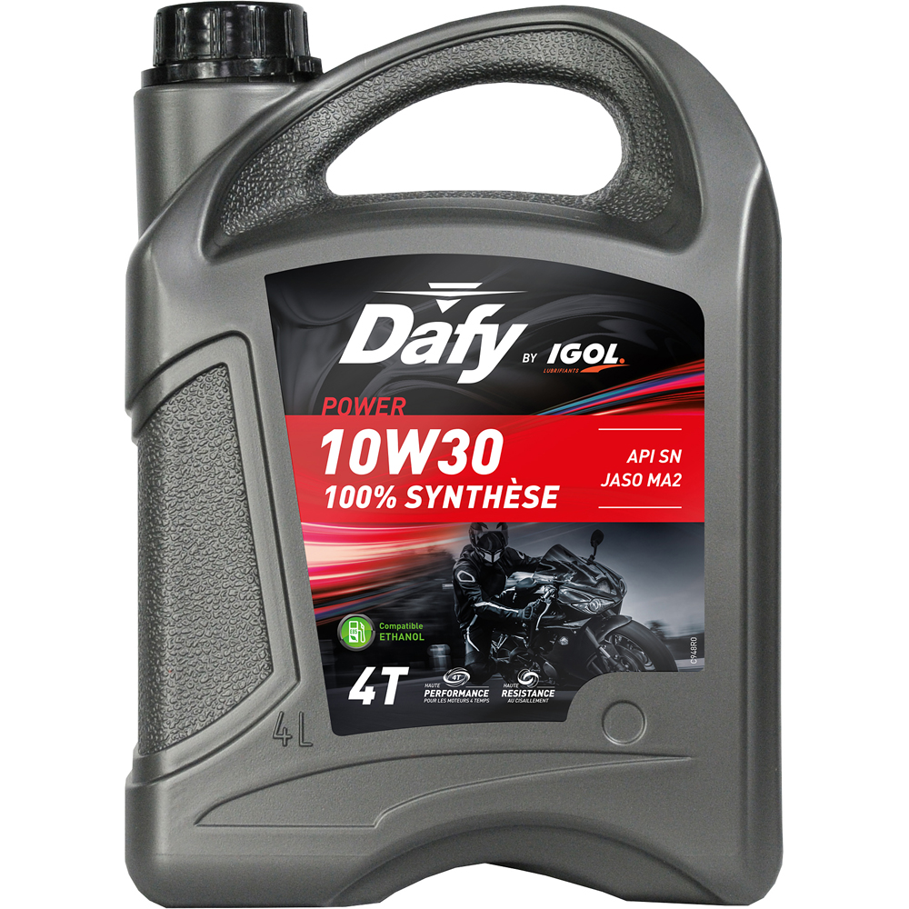 Dafy by Igol - Huile Power 4T 10W30 100% synthèse