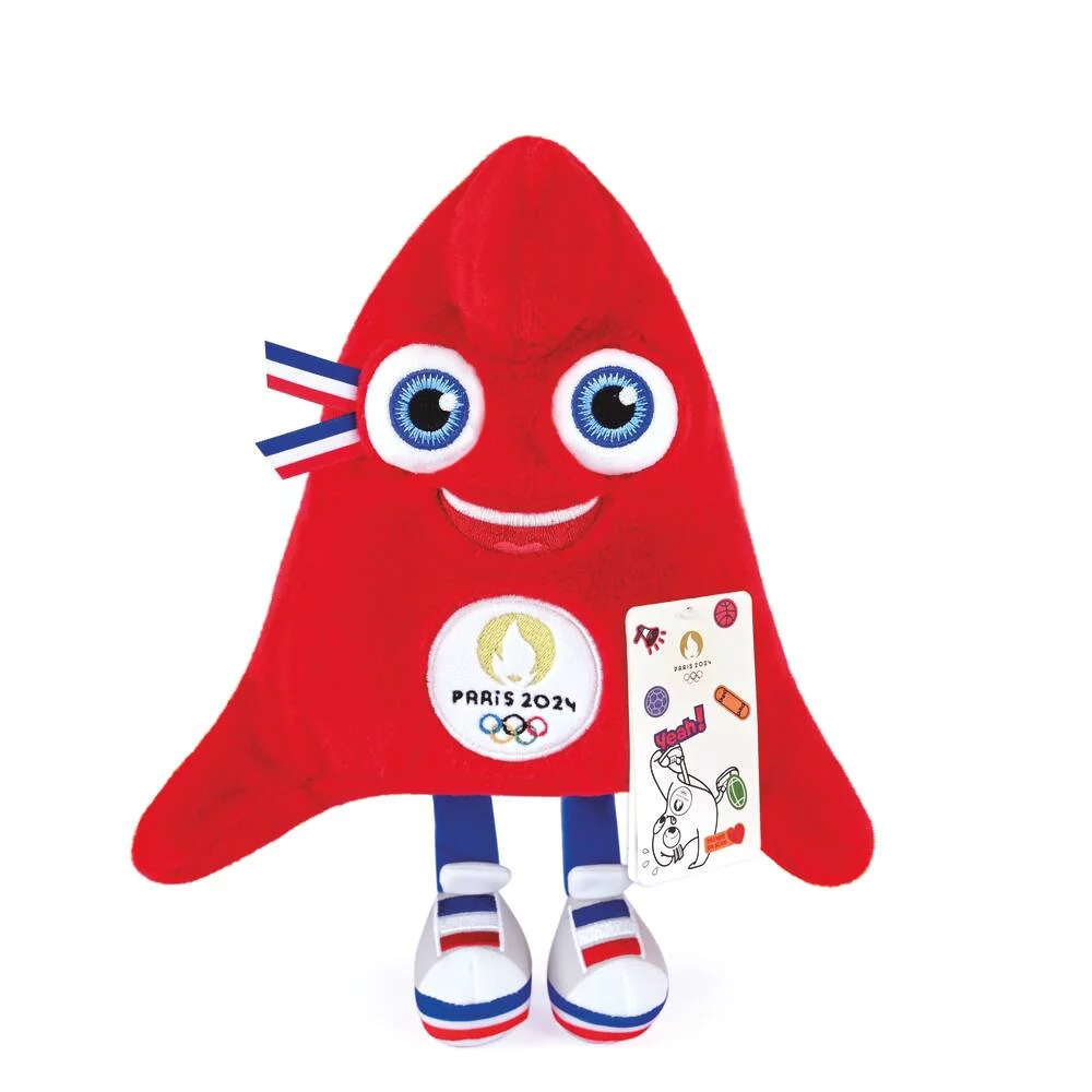 PELUCHE MASCOTTE LES PHRYGES - OLY 25 CM - PARIS 2024