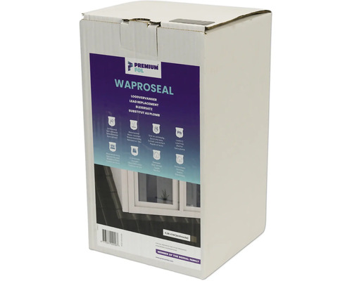 PREMIUMFOL® Waproseal zelfklevende loodvervanger antraciet 5 m x 28 mm