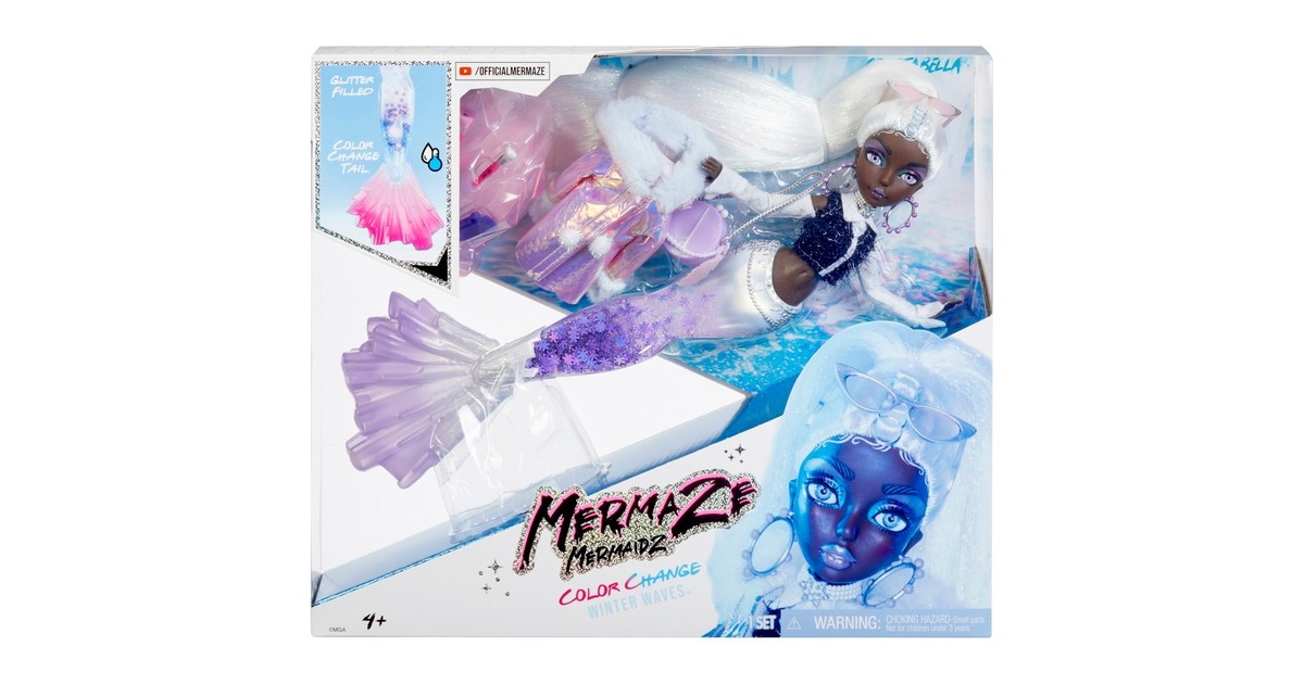 MGA EntertainmentMermaze Mermaidz - Color Change Winter Waves Crystabella Pop