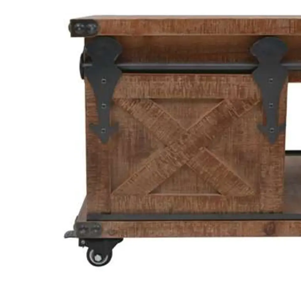 vidaXL - Salontafel - Bruin - Hout