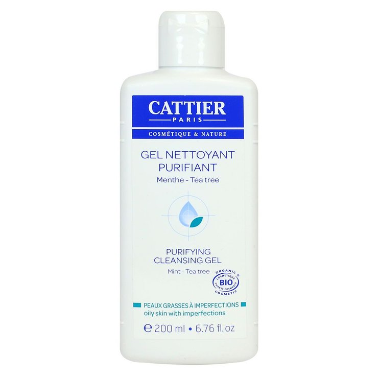 Gel nettoyant purifiant bio peau grasse imperfections 200ml