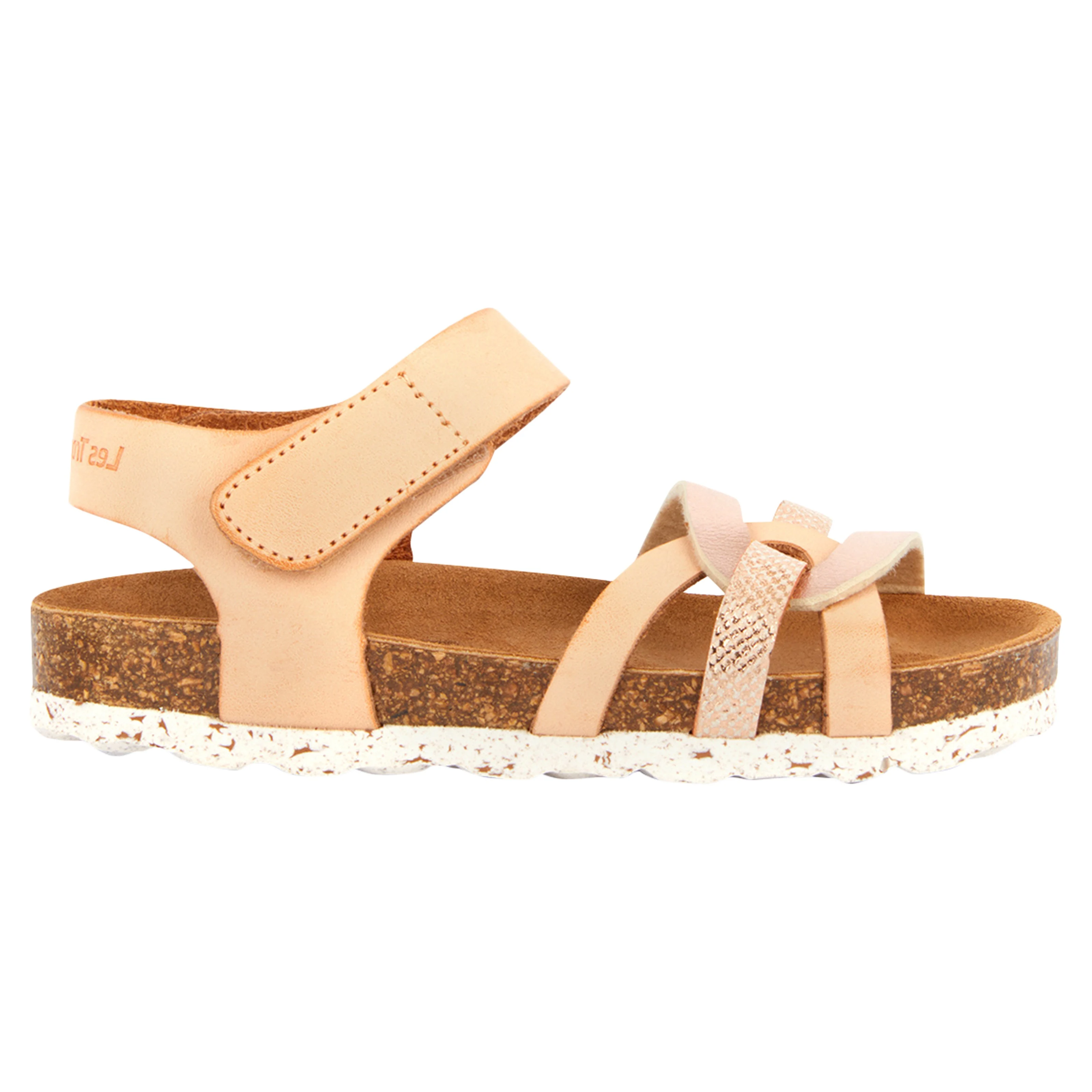 Sandales cuir enfantzana | Beige