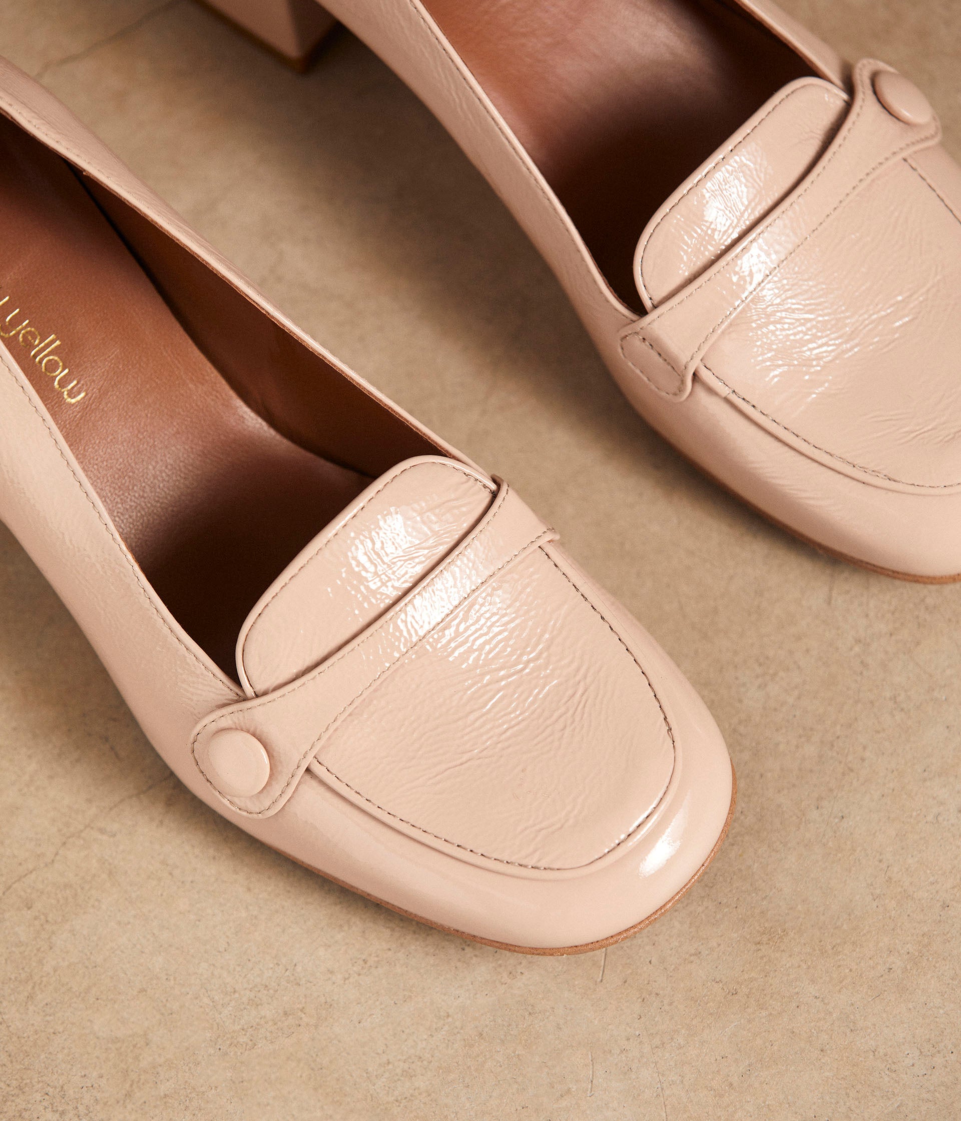 Mocassins rose poudré Anatole
