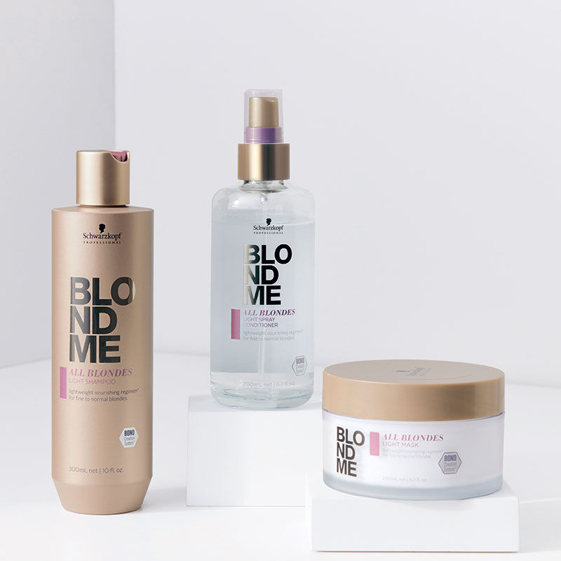 Spray baume léger pour cheveux blonds fins à normaux Blondme