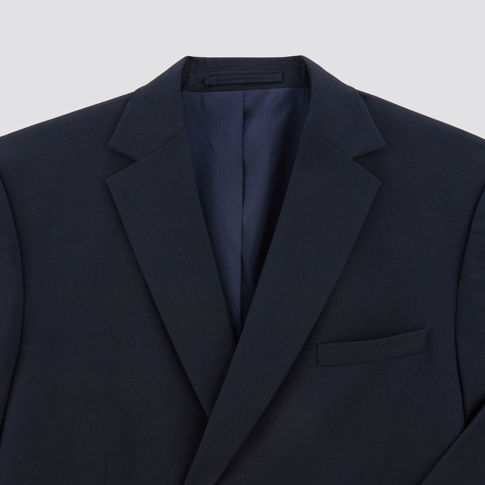 Veste regular croisée Bleu
