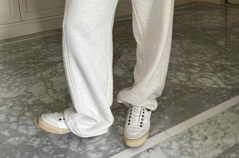 Cafamo - Harem-joggingbroek met trekkoord in de taille en fleecevoering