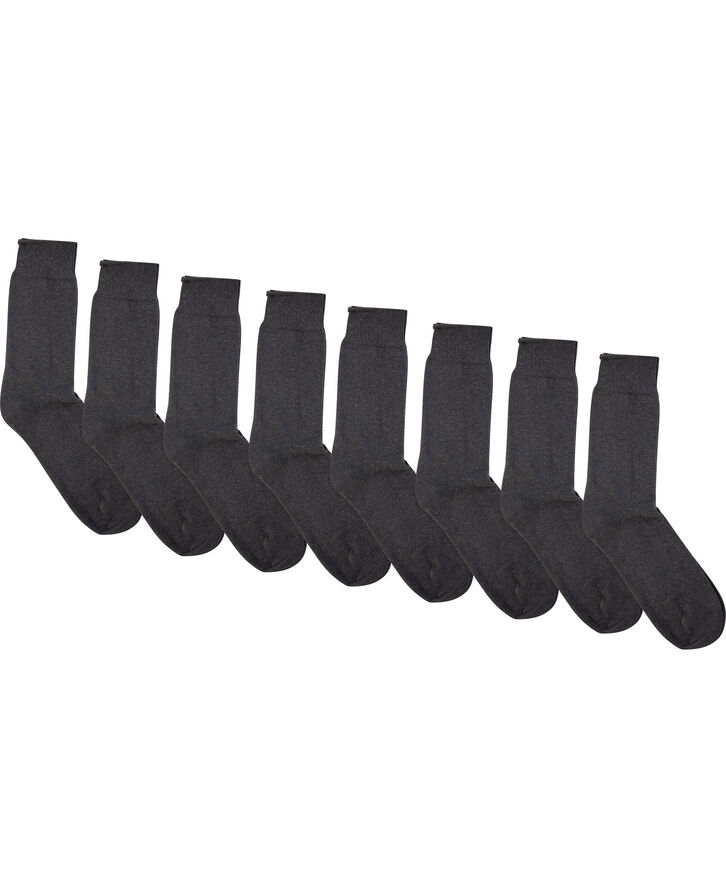 Magasin du Nord Collection Mens plain sock - 8 pk bl mel Black melange